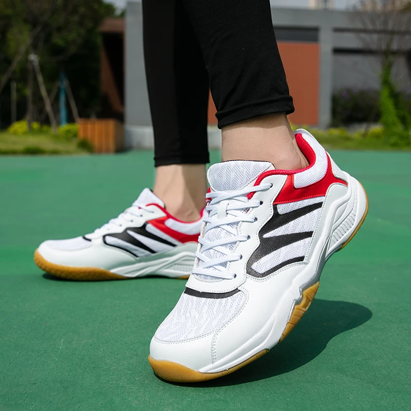 Profesionálne Tenisové Topánky pre Mužov Priedušná Ženy Volejbal Tenisky Farebné Bedminton Topánky Stolný Tenis Školiteľov 981