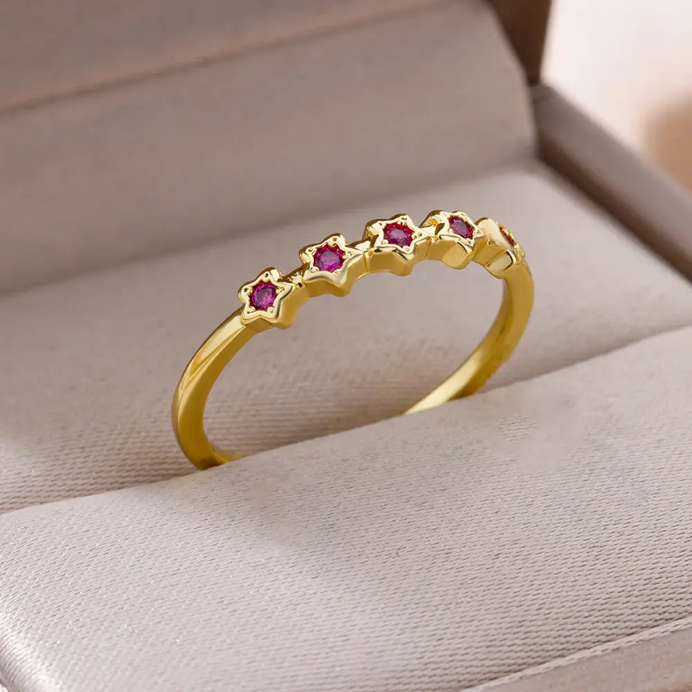 Drobné Ovel Zirkón Prstene pre Ženy, Otvorené Pozlátené Nerezový Krúžok Minimalistický Luxusné Značky Svadobné Šperky anillos mujer