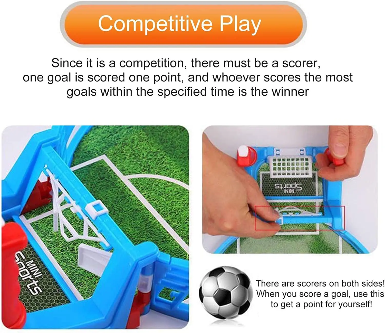 Mini Stolný Futbal Hry - Mini Stolový Futbal Futbal Hry Pinball | Mini Futbal Rada Zápas Hra Kit Stolový Futbal Hračky Pre Deti