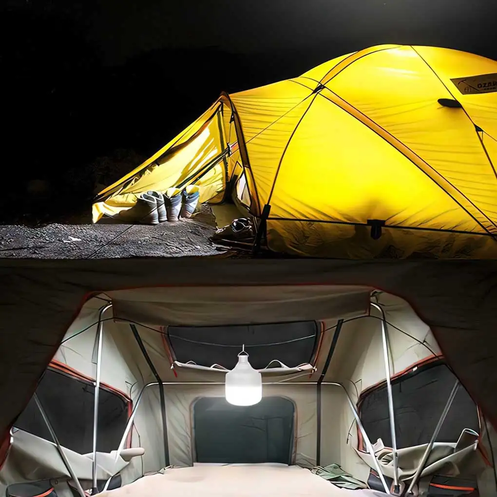 Vonkajšie Nabíjateľná Noc Žiarovky Camping Stan Svietidlo Osvetlenie Nástroj