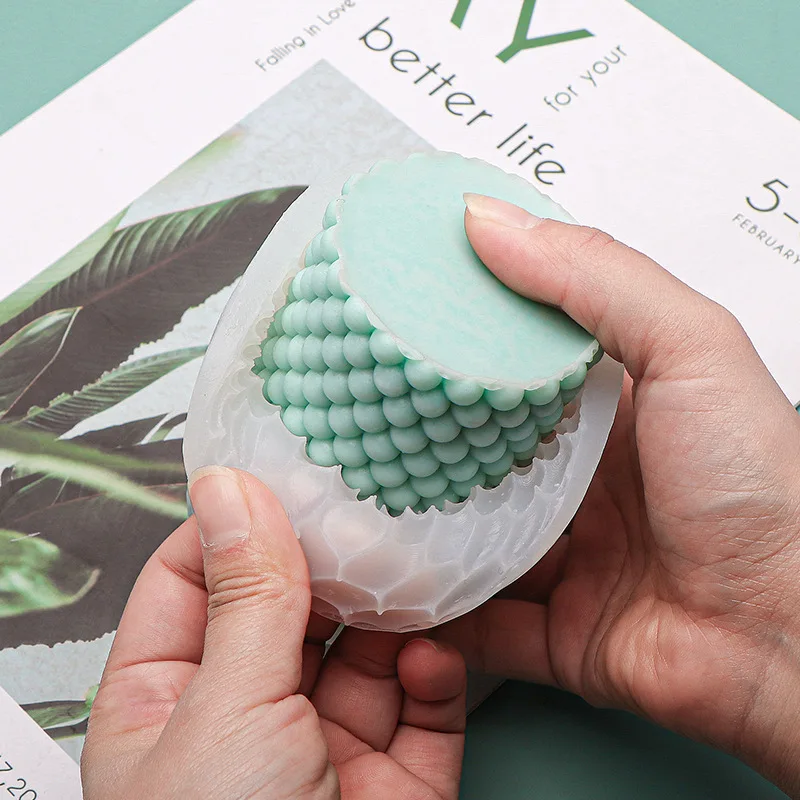 3D Bublina Valec Silikónové Sviečka Formy Mydlo Formy DIY Aromaterapia Živice Tortu Formy na Pečenie Plesne Domova