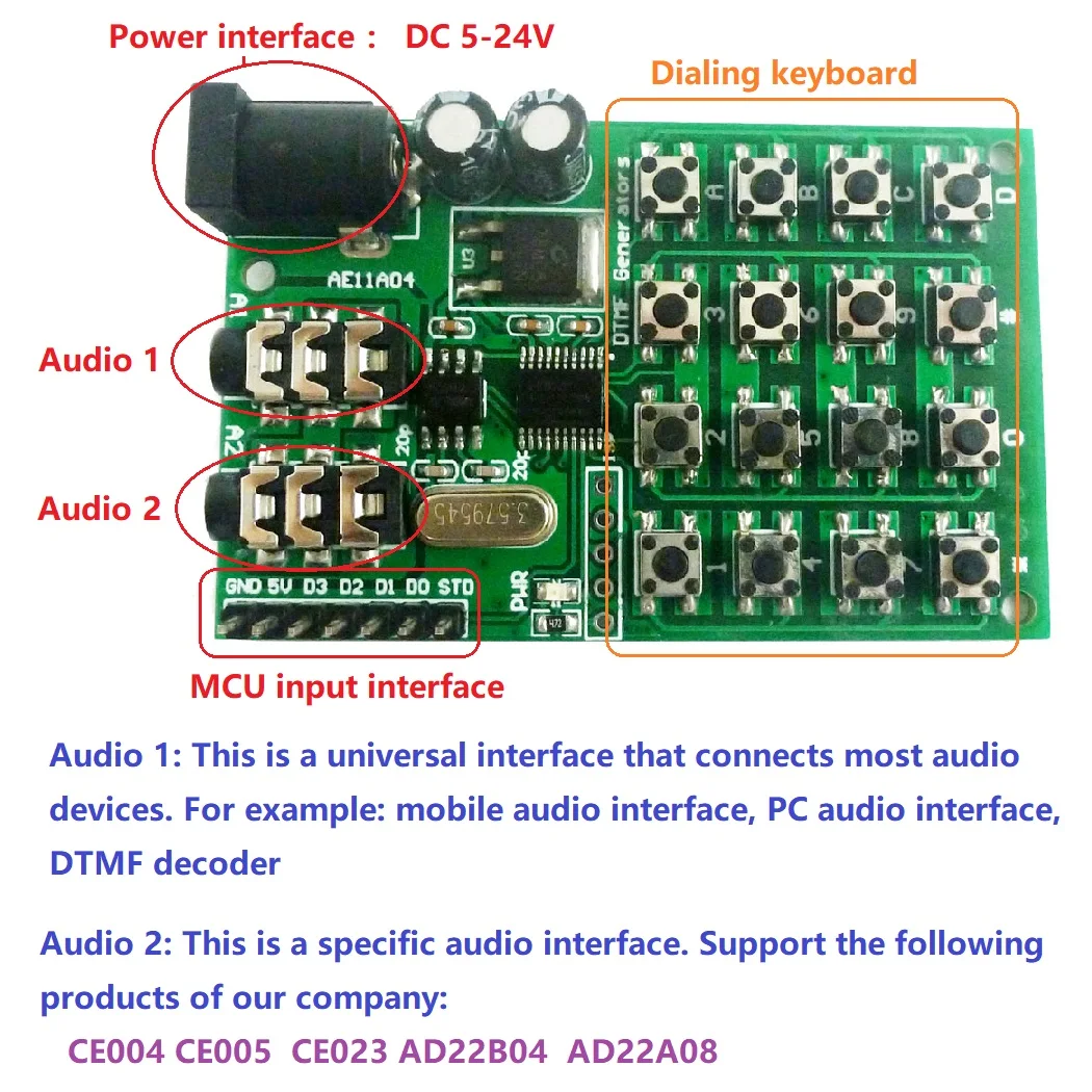 2 KS 16 Kanálov DTMF MT8870 Audio Dekodér Telefón Hlasové Dekódovanie Radič Modul pre Smart Home Home Automation Múdrejšie Domov Relé