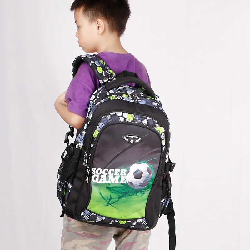 tlač futbal aktovka rez anime batoh cestovná taška soccers školské tašky pre dospievajúcich chlapcov mochila lech infantil menino