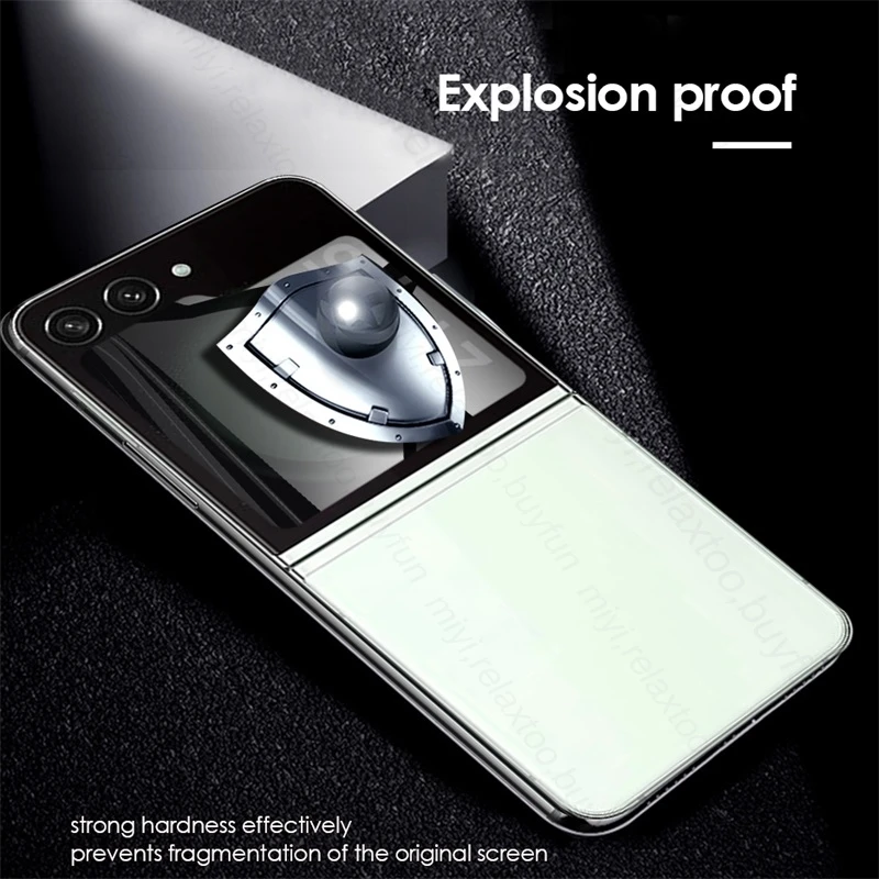8In1 ochrany Osobných údajov Mäkké Hydrogel Späť Fólia Pre Samsung Galaxy Z Flip5 5G Fotoaparát Sklo Samsung Flip 5 Anti-Spy Zadné Screen Protector Z5