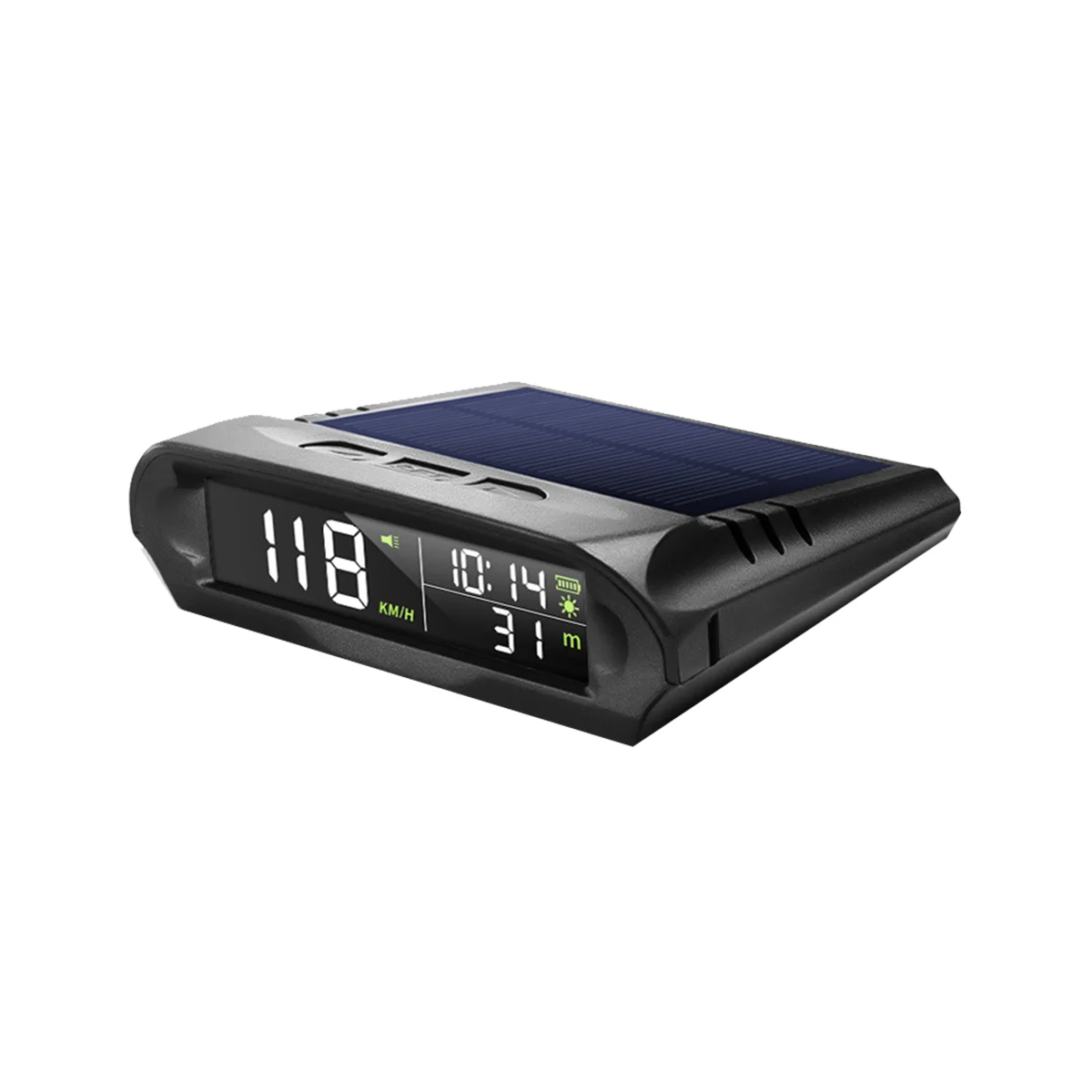 Univerzálny HUD X 98 Auto Solárne Digitálny Merač GPS Tachometer prekročenia rýchlosti Alarm, Vzdialenosti, Nadmorskej výšky Head Up Display
