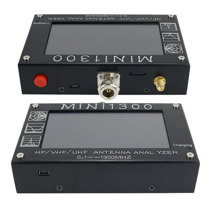 0.1-1300Mhz HF a VHF UHF 4.3 Palcový Anténny Analyzátor Vektor Analyzátora Siete SWR Meter Frekvencia Multimeter Mini1300
