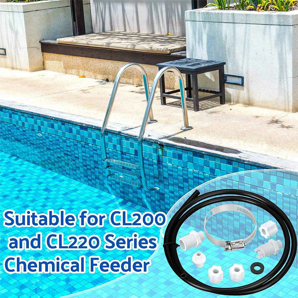 Off-line Feeder Pripojenie Vody v bazénoch Spätnou pre CL200 CL220 Accs Bazén Feeder Náhradné