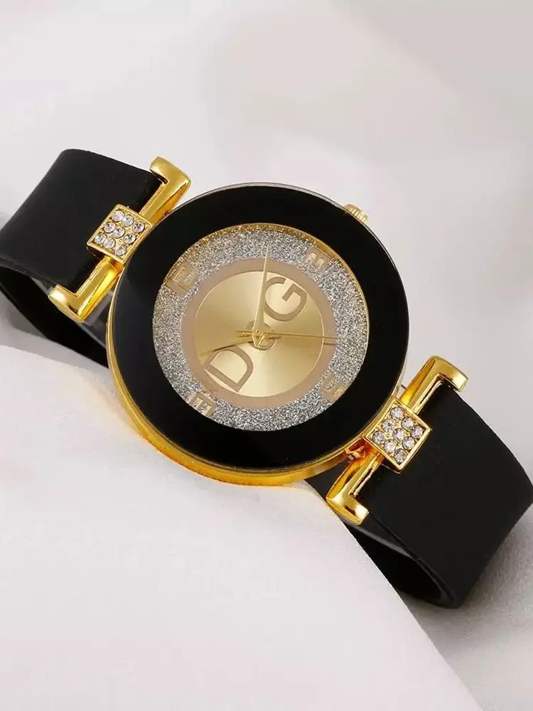 Nové Jednoduché Čierne Biele Quartz Hodinky Ženy Módne Silikónové Veľké Dial Športové Náramkové hodinky dámske Módne Tvorivé Sledovať Reloj