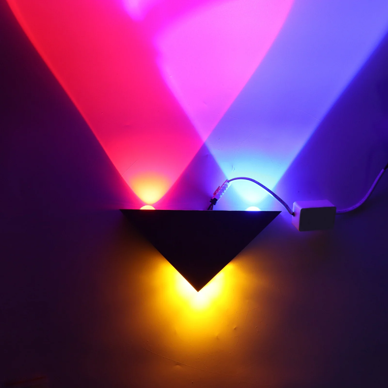 LED Stenové Svetlo 9W Moderné Hliníkové Trojuholníkové Lampy, Spálne, Chodby, Predsiene 85-265V