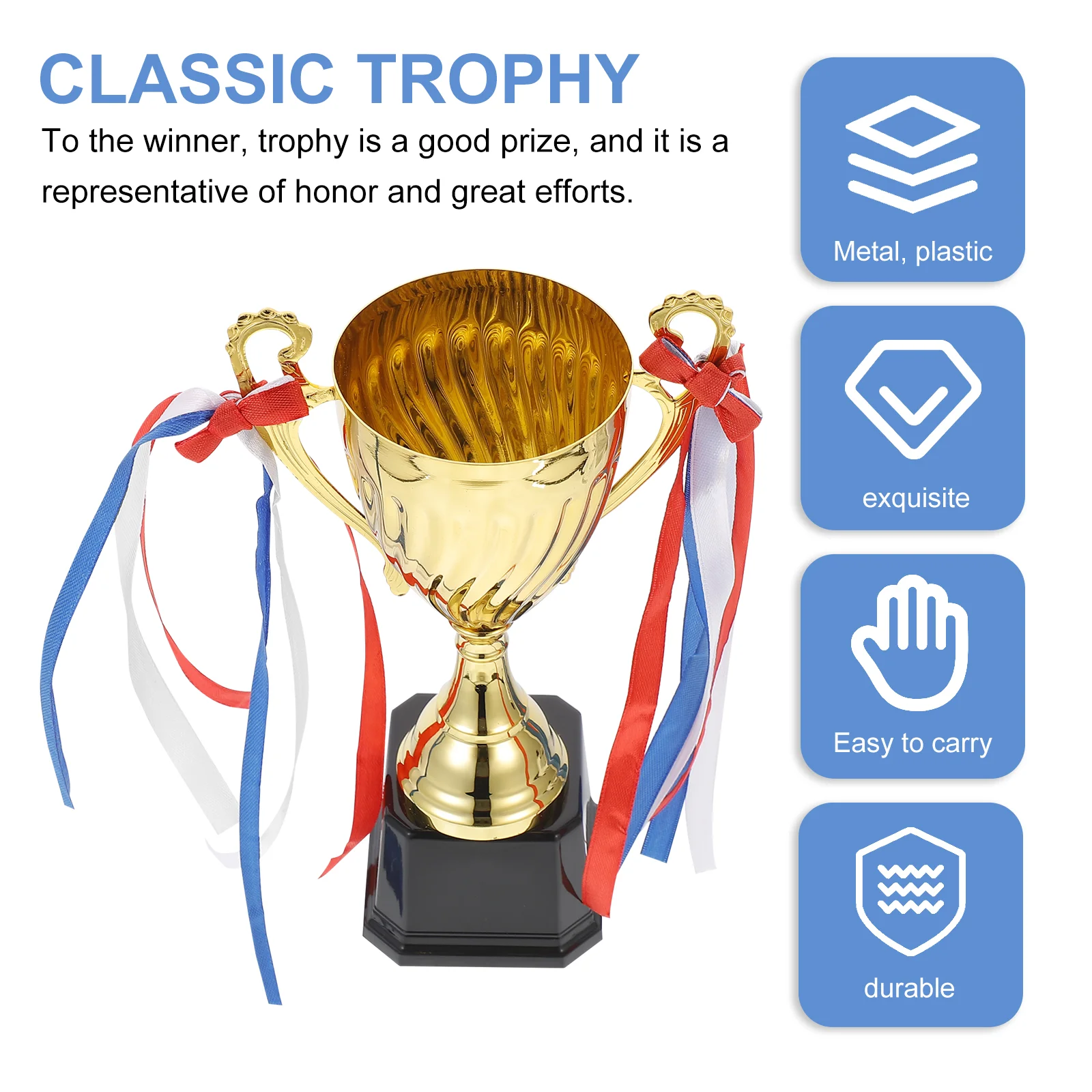 Trofej Poháre Kovové Športové Trofeje Ocenenie Trofej Pohár pre Výhru Cien Súťaže Obrad a Ocenenie Dar 24 5cm