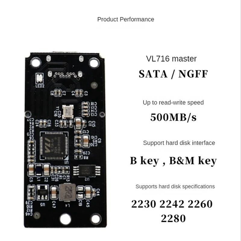 SATA NGFF M2 SSD Rada M. 2 Typ-C Adaptér Pre B Kľúč/M+B Kľúč SSD 2230 2242 2260 2280 Ssd M2