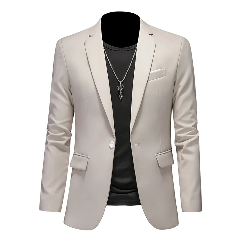 Muži Business Ležérne Sako Plus Veľkosť M-6XL jednofarebné Sako Šaty Pracovné Odevy Nadrozmerná Coats Muž Značku Oblečenia Tuxedo