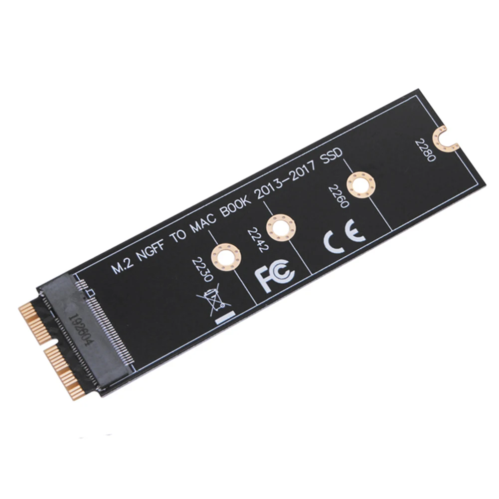 M. 2 NVME ssd (Solid State Drive Adapter PCIE3.0 SSD Konverzie Karty PCB pre MacBook Air 2013 - 2017 pre Pro A1465 A1466 A1398 A1502