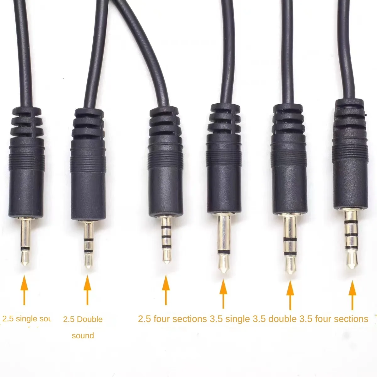 3,5 mm 2,5 mm Samec Konektor/Female Jack na Holý Drôt Otvorený Koniec TS Mono/3 Pól/4 Pól TRRS Stereo Konektor Jack Konektor Audio Kábel