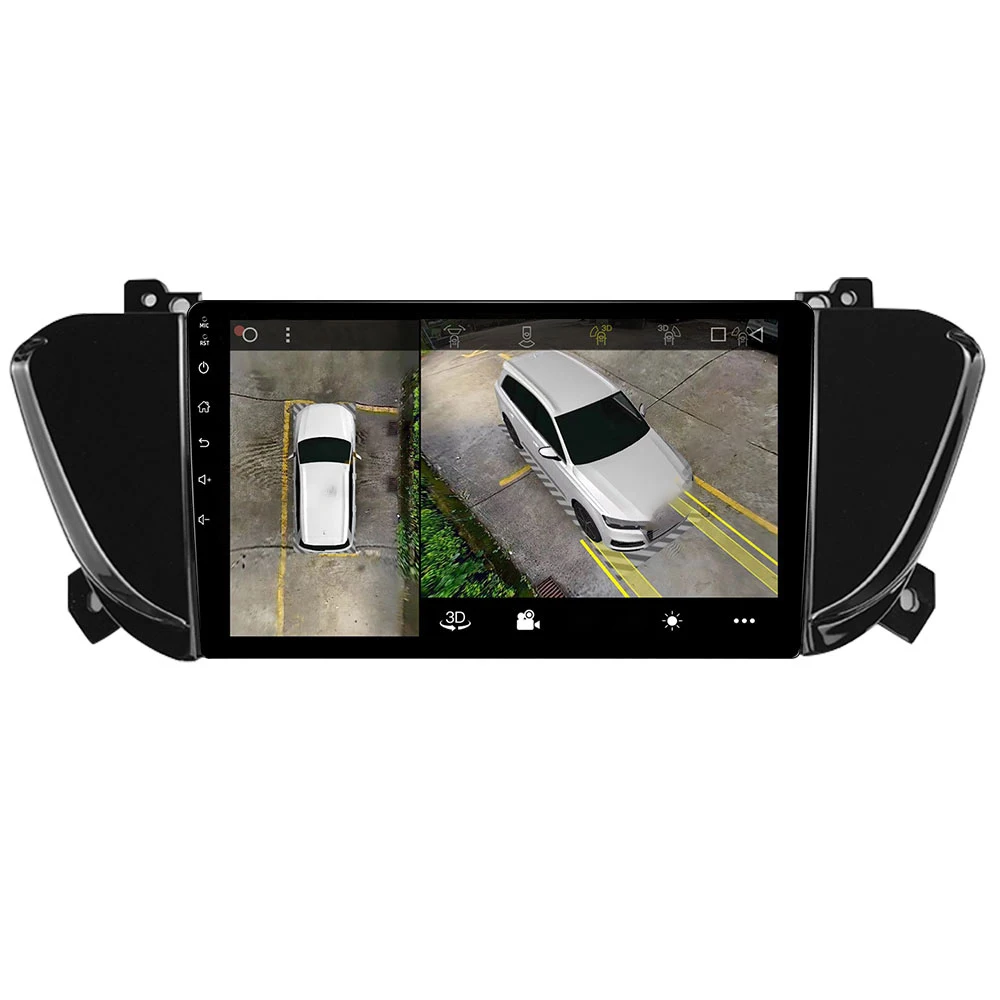 Cocheskon 9 Palec 2 Din Auto Rám Fascia Adaptér Android Rádio Dash Montáž Panel Držiak Pre Geely Emgrand Ev350 Ev450