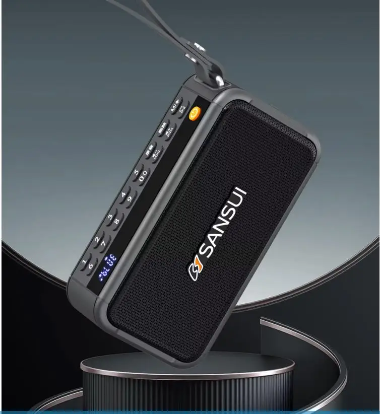 Nové Sansui F30 Retro Rádio Bezdrôtové Bluetooth Reproduktor Vložte kartu Mini Zástrčku, v Walkman Prehrávač Hudby Prenosné Stereo Subwoofer