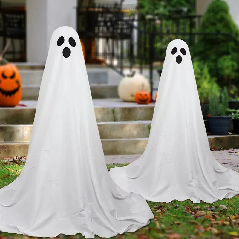 1pcs Halloween Ghost Závesné Dekorácie Halloween Visí rozsvieti Biele Lietajúce Duchovia Strom, Okno, Stenu Strašidelné Ornament