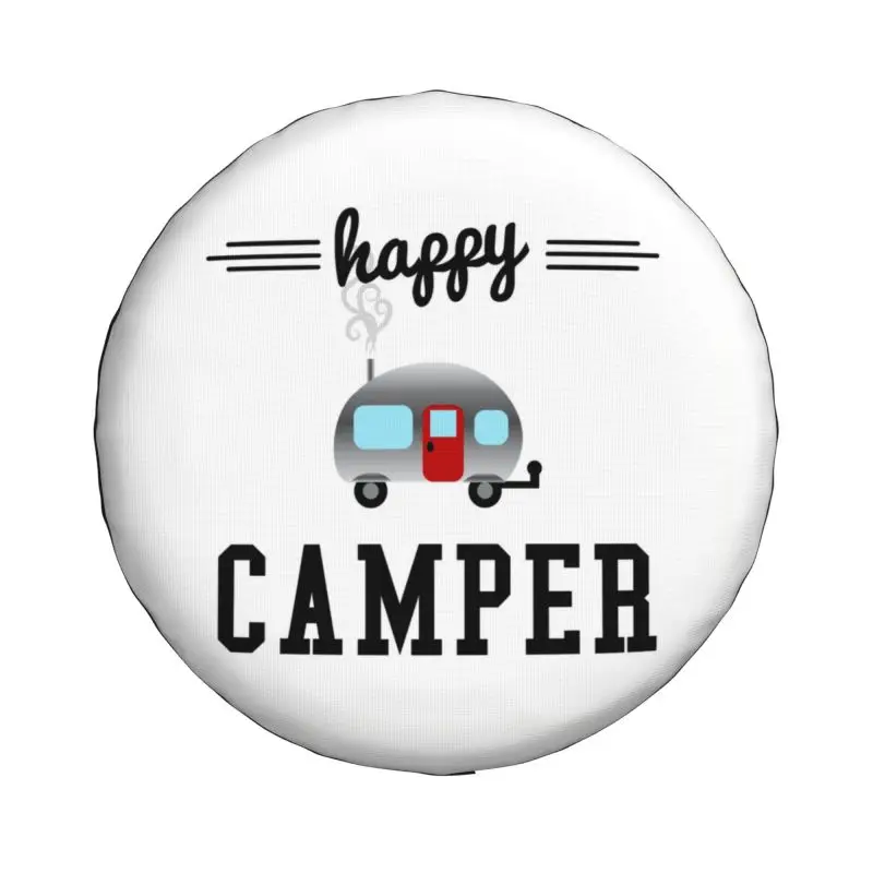 Cartoon RV Happy Camper Pneumatiky Kryt 4WD 4x4 Trailer Vonku Dobrodružstvo Camping Náhradné Koleso Chránič pre Jeep Toyota, Mitsubishi