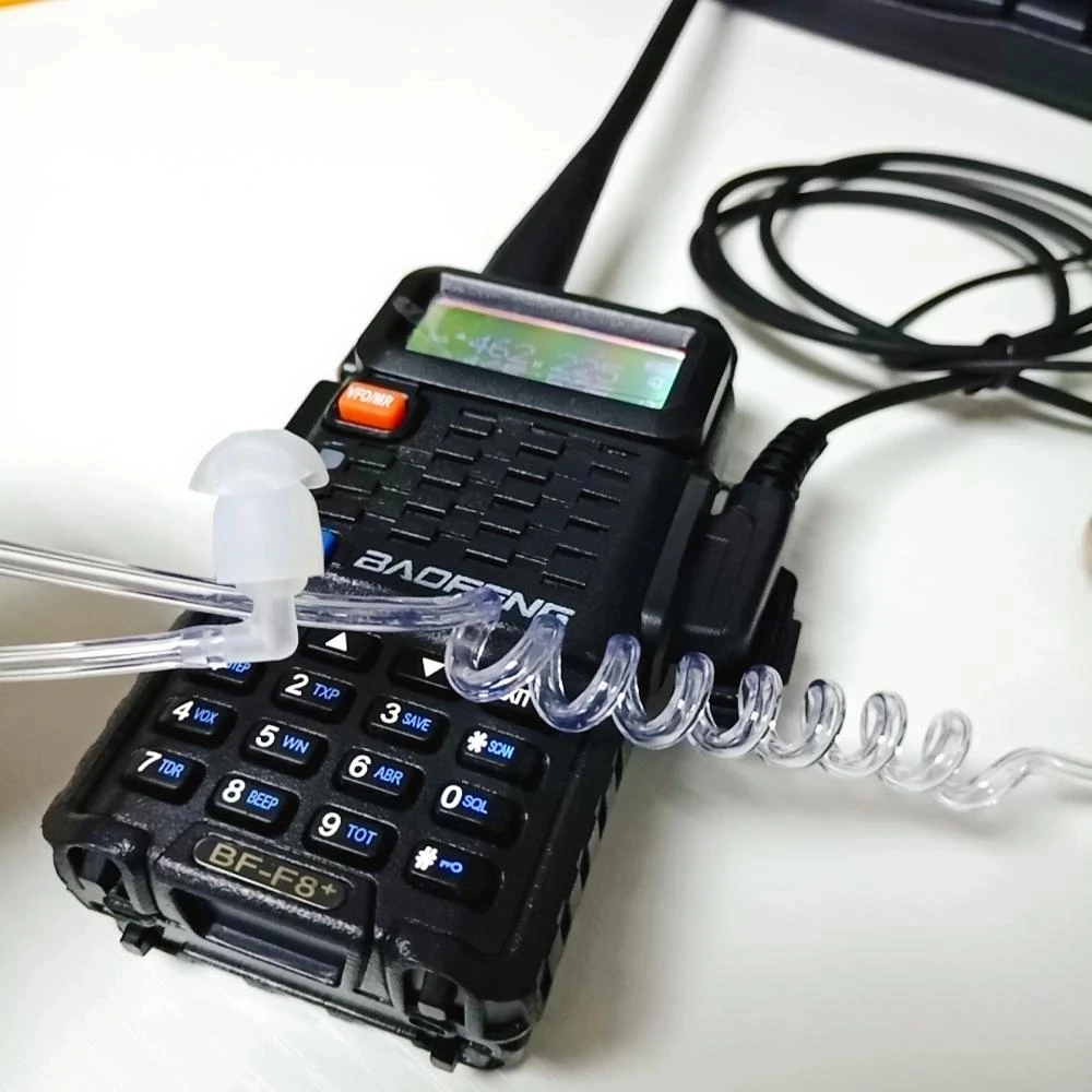 Baofeng Rádio UV-5R Vzduchu Akustický Trubice Headset PTT Slúchadlá s Mikrofónom pre baofeng 888s Stráže Slúchadlá K Portu slúchadlá