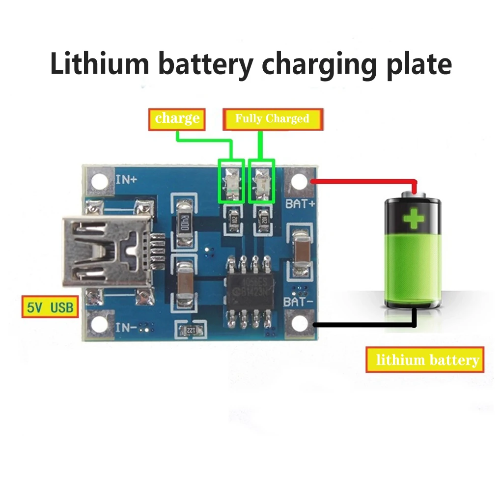 2 ks 1A Lítiové Batérie, Nabíjanie Doske Modulu Lítiové Batérie, Nabíjačka, Mini USB Rozhranie