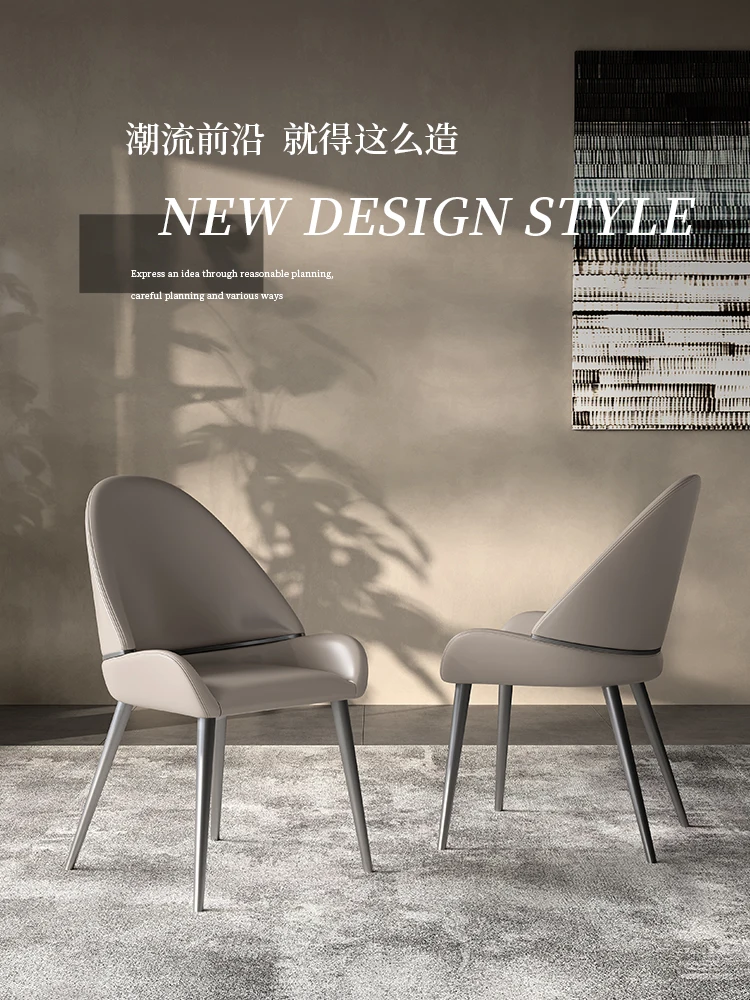 Moderný a minimalistický jedálenský stôl, high-end taliansky minimalistický dizajnér obdĺžnikový stôl