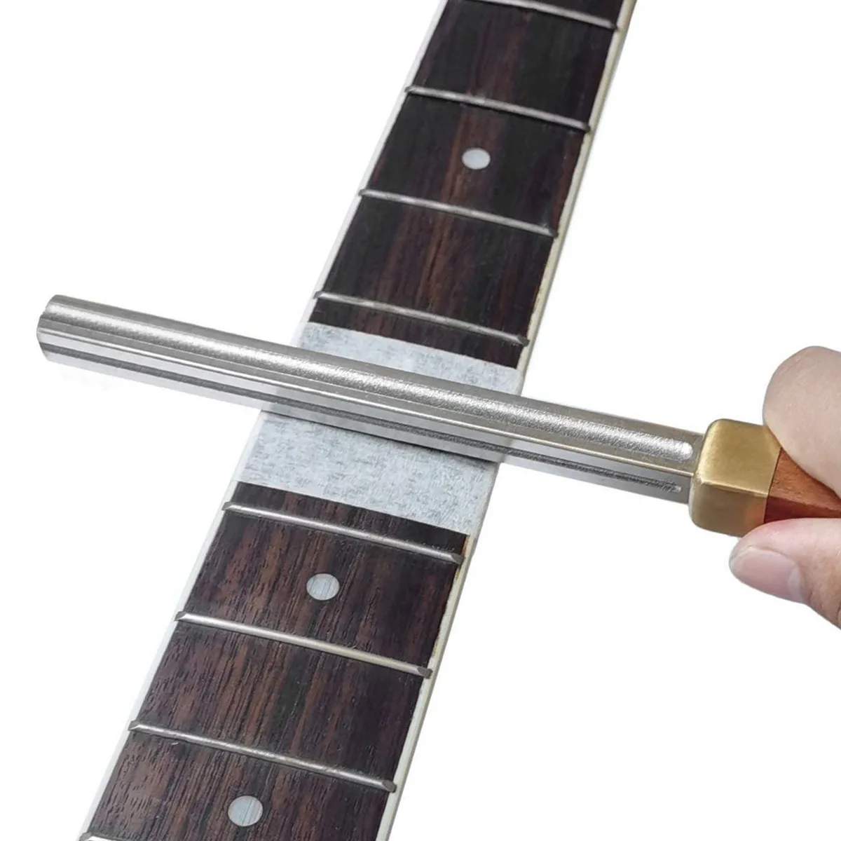 Námestie gitara hodváb súbor koruny okraji nadávania dreva rukoväť 4-v-1 ochranné tesnenie profesionálny nástroj