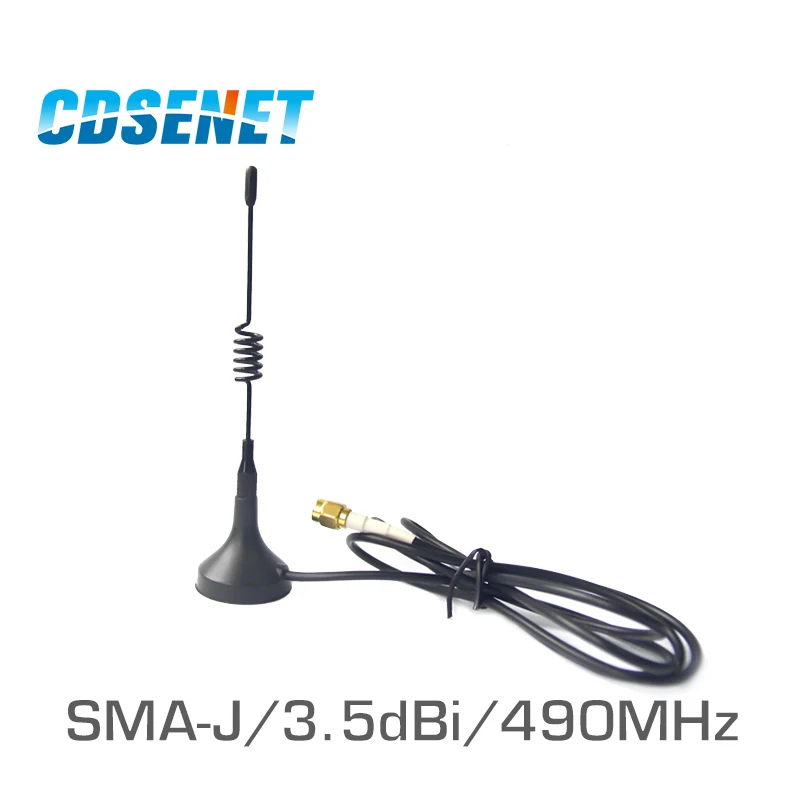 4Pcs/Veľa 490MHz High Gain uhf Anténa CDSENET TX490-XP-100 3.5 dBi 490 MHz Sma Male Bulík Anténa S Magnetickou Základňou