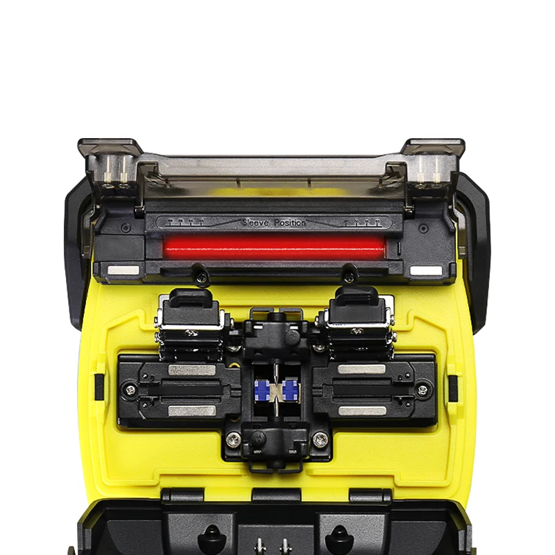 AUA-15F Žltá Mini Plne Automatické Optické Vlákna Fusion Splicer Spojov Stroj Zvárací Stroj