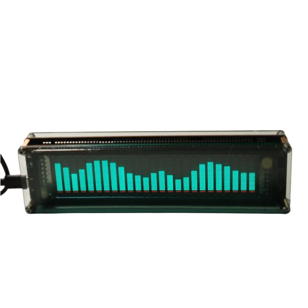 Stereo MIC Hudby Zvukového Spektra 15 Indikátor Úrovne VU Meter Vyzdvihnutie Rytmus Svetla Zosilňovač Atmosféru Lampy AK2515
