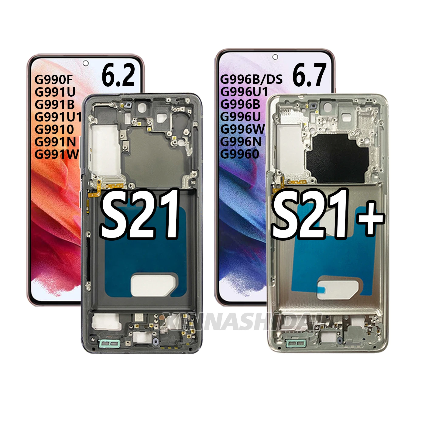 Pre Samsung Galaxy S21 Lcd G991 G990F/DS s Rám Displeja Dotykový Displej Digitalizátorom. Pre Samsung s21 Plus LCD G996 G9960 G996F