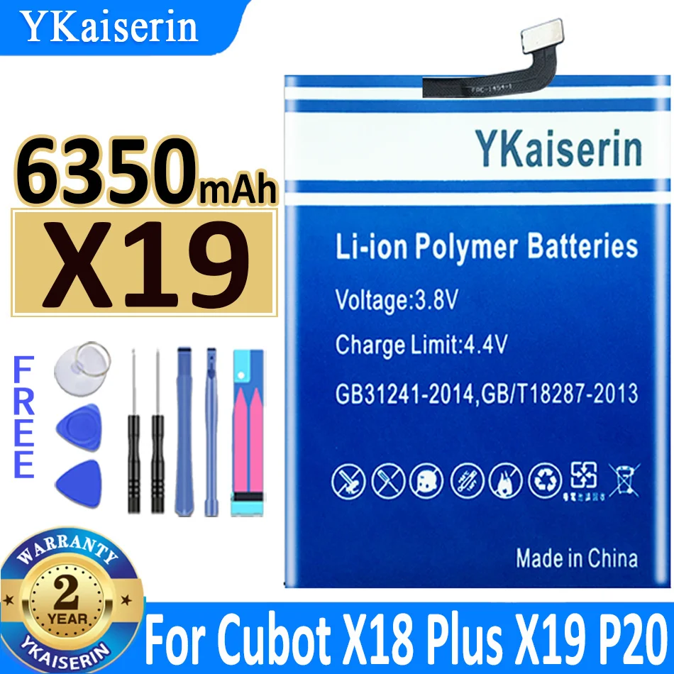 YKaiserin Batérie Mobilného Telefónu Nahradenie Záloha Za Cubot X18 Plus X18Plus X19 P20 X15 Pre Cubot X17S X17 S X16 X17 kontakty batérie