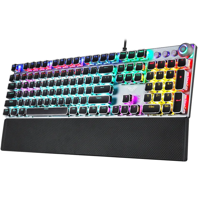 Vlk Spider F2088 Mechanical Gaming Keyboard with Black Blue Prepínače - Uvoľniť Svoj Herný Potenciál s Presnosťou a Rýchlosťou
