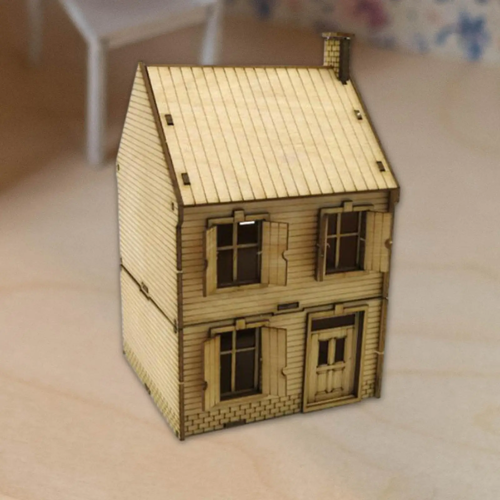 1:72 v Mierke Architektúry Budovy Model Súpravy DIY Remeslá Remeselné Miniatúrne Domu Model DIY Montáž Súpravy pre Scénu Piesku Tabuľka