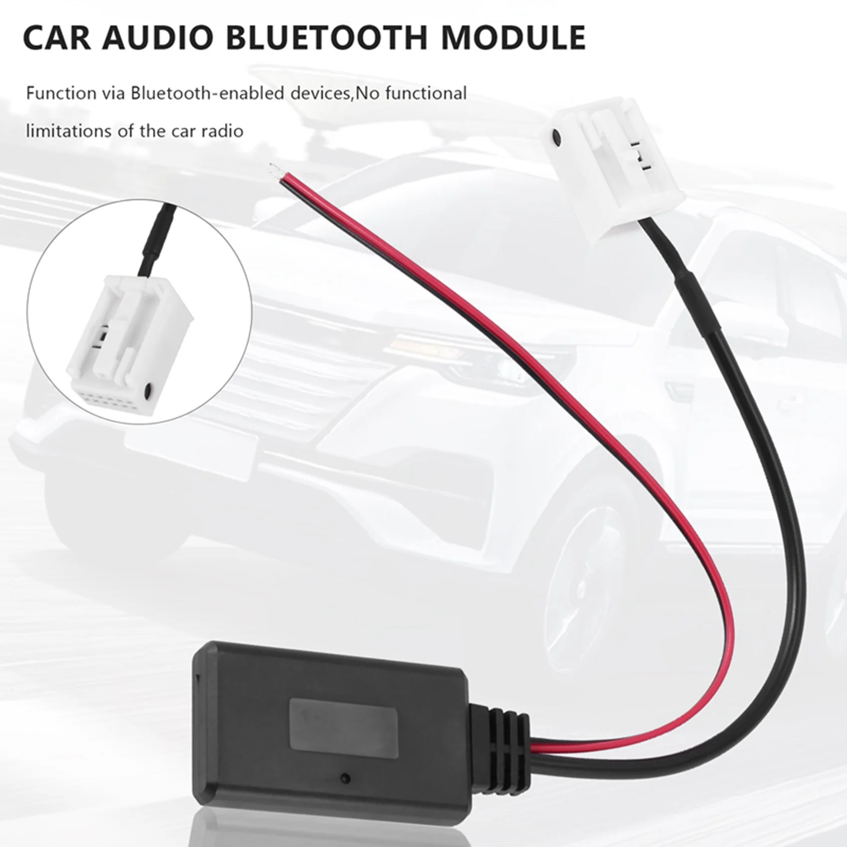 Auto Bluetooth Modul Bezdrôtového Rádiového modulu Aux-In o Adaptér Pre Peugeot 207 307 308 407 Citroen C2, C3 Rd4