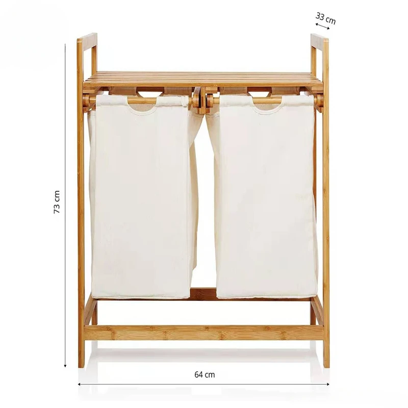 Bambusové Špinavej Bielizne Koša Sklopné Textílie Skladovacie Koše Pre Domáce Hotel Kúpeľňa Špinavé Oblečenie Organizátor