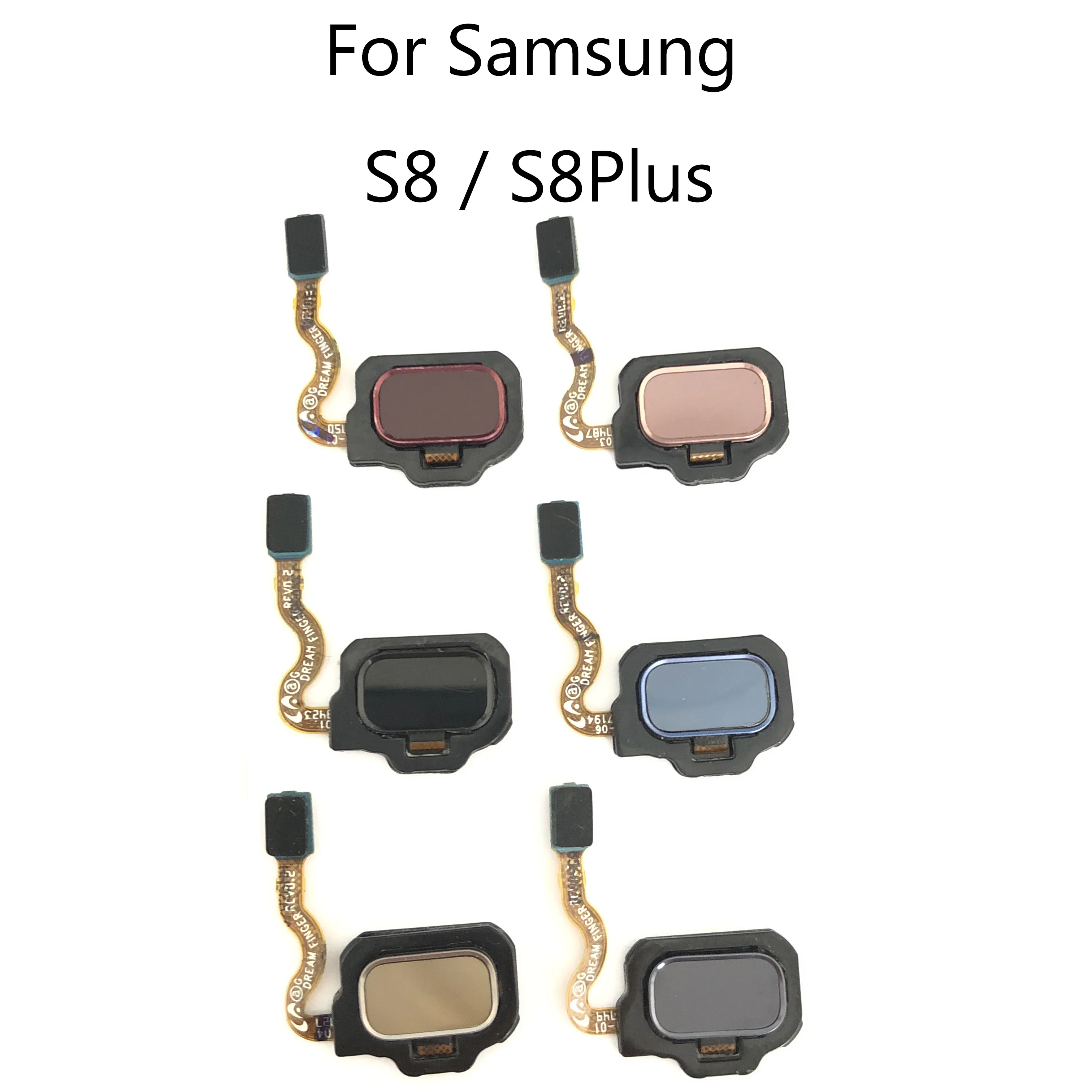 Dotyk ID Pre Samsung S8 Home Tlačidlo Menu Flex Kábel Páse s nástrojmi G950 G955 Náhradné Diely Pre Samsung S8 plus Snímač Odtlačkov prstov
