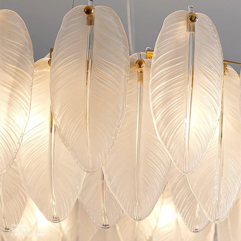 Nordic LED Lustre pre Obývacia Izba, Jedáleň, Spálňa, Kuchyne Okuliare Pierko Luxusné Lustre Gold Art Decor Visí Lampa