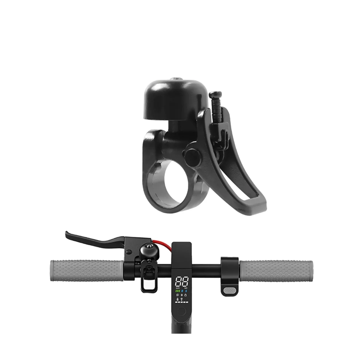 Zliatina hliníka Skúter Bell Horn Slučky s rýchloupínací Držiak pre Xiao M365 Pro 1S Elektrický Skúter Časti,2 ks