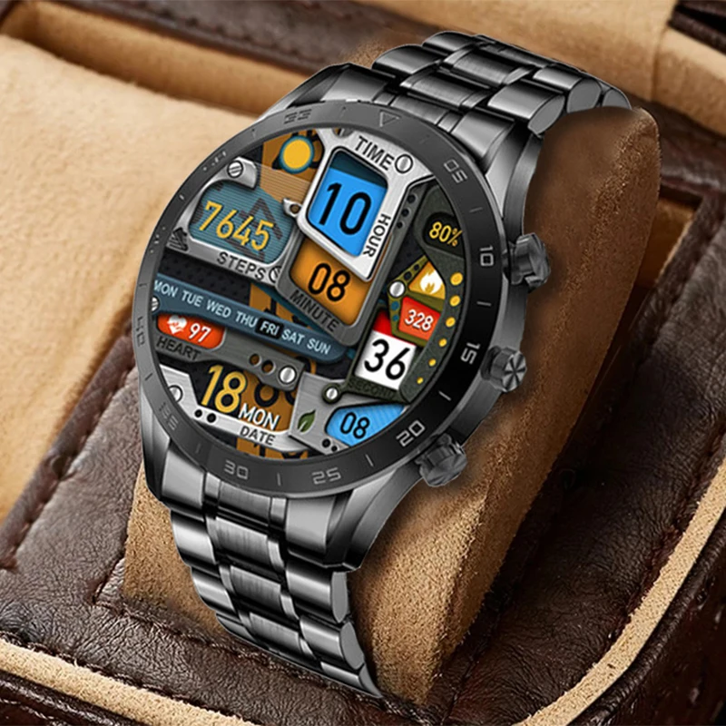 2023 Nové Inteligentné Hodinky 454*454 HD Displej, Bluetooth Hovor, Vodotesný IP68 Šport Fitness Srdcovej frekvencie Mens Smartwatch Hodiny Android IOS