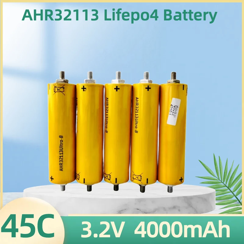 Nové AHR32113 Lifepo4 3.2 V 4000mAH 45C Nabíjateľná Lítium-Železo-Fosfát Batérie