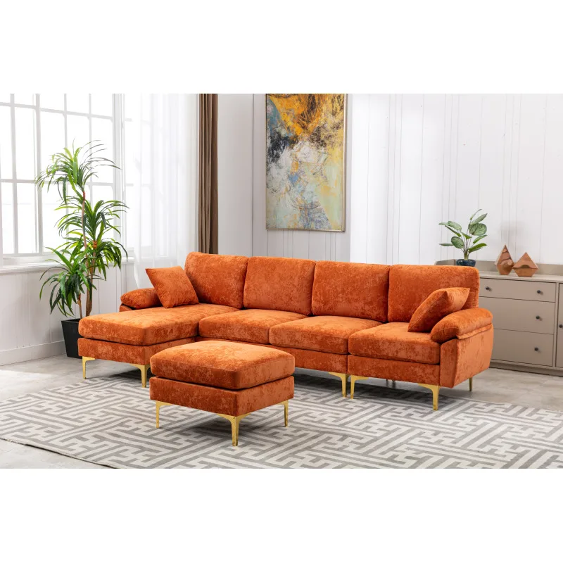 Prízvuk gauč /Obývacia izba gauč sectional sofa Jednoduchá montáž, Mäkké a pohodlné pre použitie doma nábytok do obývacej izby
