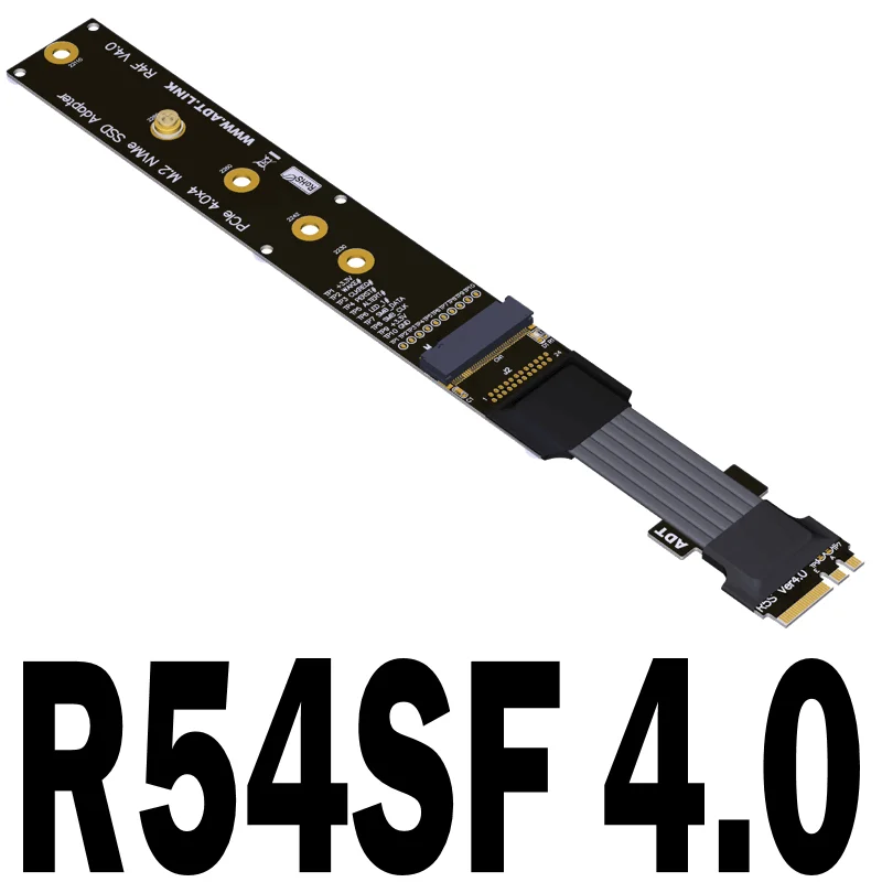 R54SF M. 2 WiFi A. E Kľúč, Rozhranie Prenos Predlžovací Kábel PCIe 4.0 X4 M. 2 NVMe SSD Adaptér Stúpačky Podporu M2 NVME Karty ADTLINK