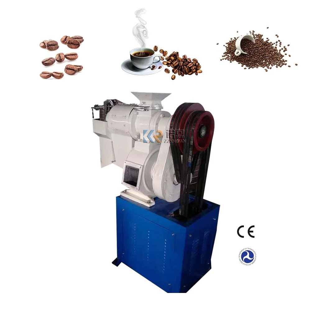 2023 Čína Factory Priamy Predaj Elektrických Kávy Huller Stroj Rýchle Odstránenie Suchých Kakaové Bôby Olupovanie Kože Stroj
