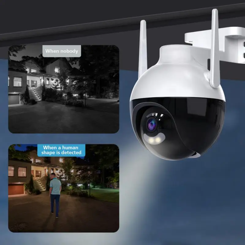 1/2KS PTZ WiFi IP Kamera 4K AI Ľudských Detekcia Farieb, Nočné Videnie Audio Video Kamery Vonkajšie Bezpečnostné CCTV