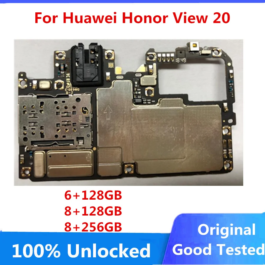 Odomknutý 128 GB Pre HUAWEI Honor Zobraziť 20 Doske,Globálna Verzia Logic Board 256 GB Pre HUAWEI Honor Zobraziť 20 Doska