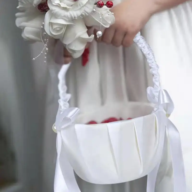 Svadobný Kvet Dievča Koše kvalitné Koša Na Svadbu Zapojenie Party Dekorácie Light-hmotnosť Svadobné Dekorácie Sprcha