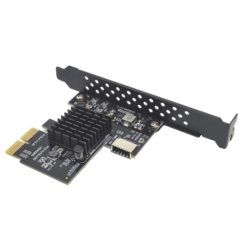 PCIe Predné Typ-C Adaptér Stúpačky Typ-E Pridať na Kartu PCI Express 3.0 X2 USB 3.1 Typ-E Karty Zefektívniť Výkon POČÍTAČA
