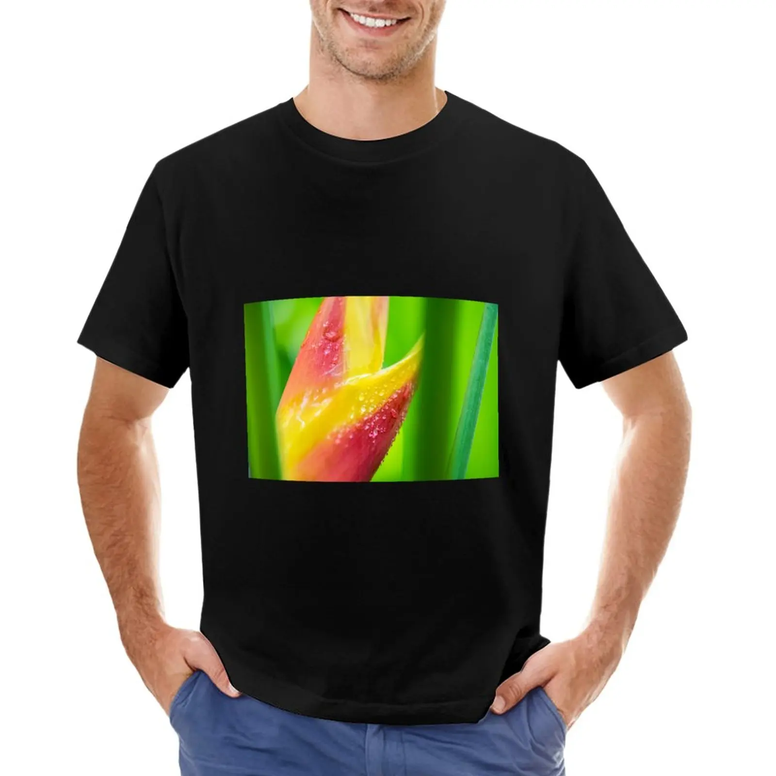 Tropický Kvet 2, Port Douglas, Queensland T-Shirt t shirt muž letné top t-košele mens man grafické t-shirts anime