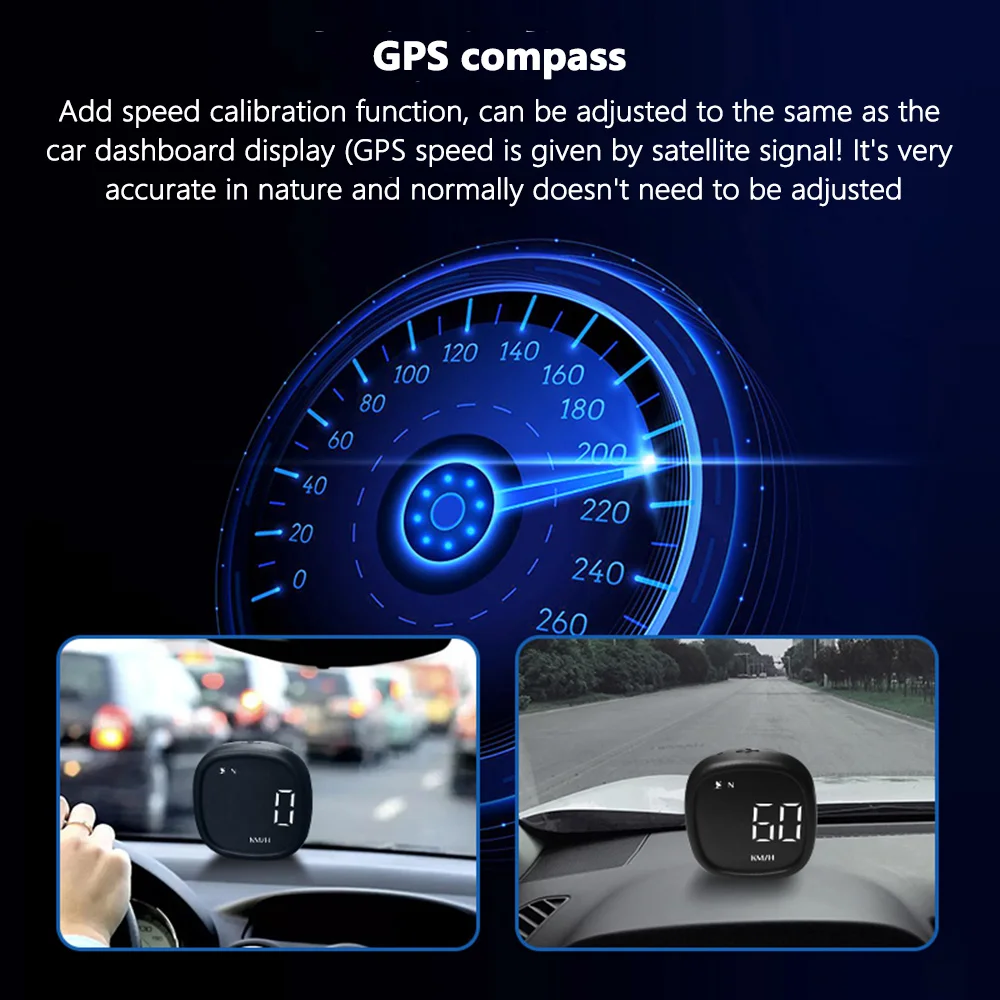 Automobilová GPS Tachometer M30 HUD Head Up Display Kompas prekročenia rýchlosti Budík Digitálny Auto Rozchod MPH KMH Displej Auto Príslušenstvo Pre Všetky Auta