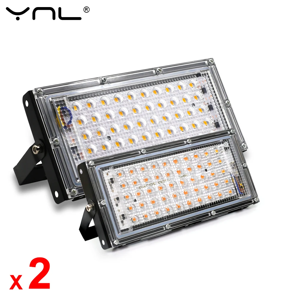 2 ks/veľa 50W LED Svetlomet Vonkajšie Osvetlenie 220V IP65 Vodeodolný pouličného osvetlenia, Pouličné Lampy Flood Light LED Reflektor Pozornosti